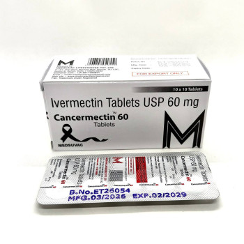 Cancermectin-60 (Ивермектин 60мг) 100таблеток
