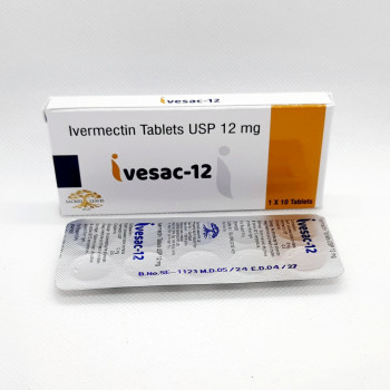 Ivesac-12 (Ивермектин 12мг) 10таблеток