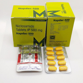 Napdac-500 (Никлозамид 500мг) 10таблеток