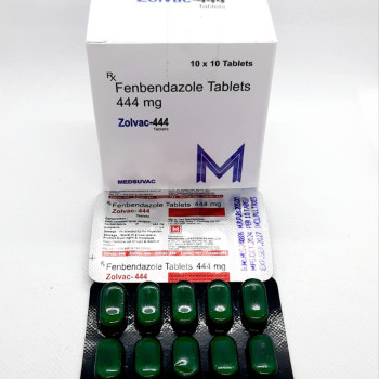 Zolvac-444 (Фенбендазол 444мг) 100таблеток 
